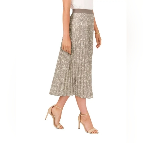 NWT Vince Camuto Pleated Midi Skirt - Picture 2 of 11